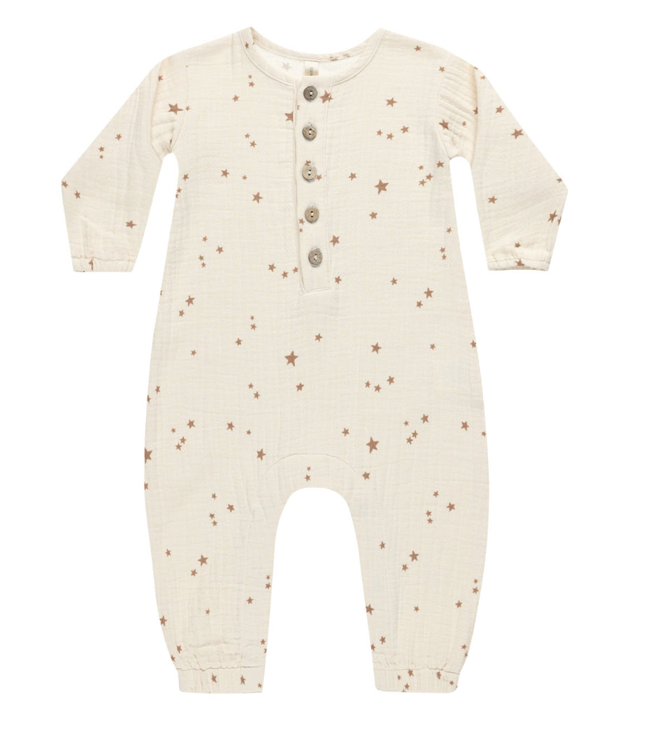 WOVEN JUMPSUIT || STARS