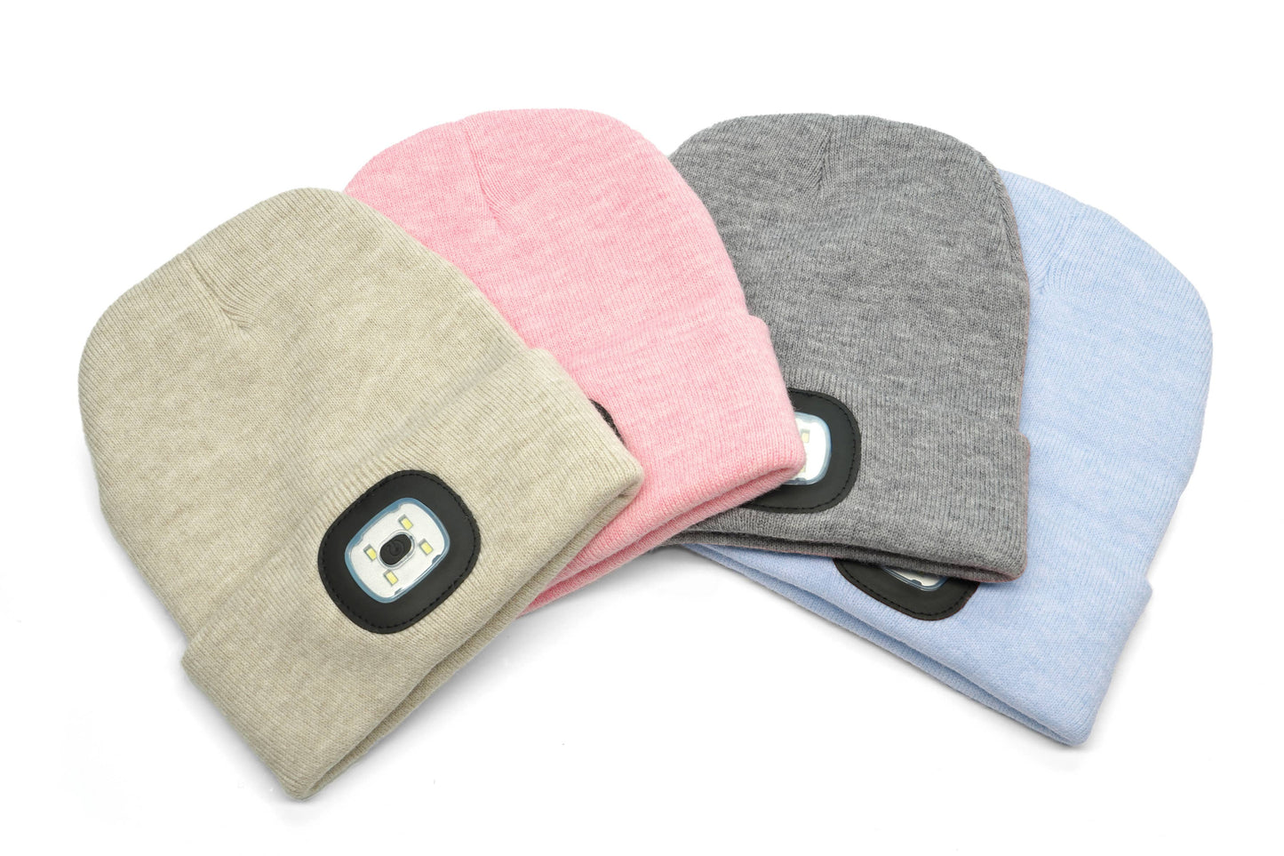 Night Scope Brightside Rechargeable LED Beanie Open Stock:: Grey