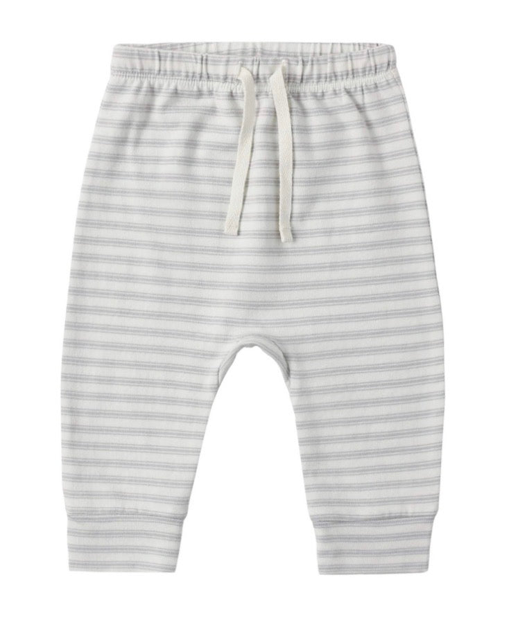 LONG SLEEVE RAGLAN TEE CLOUD + DRAWSTRING PANT CLOUD STRIPE