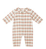 HOLIDAY FLANNEL BABY PAJAMA ROMPER