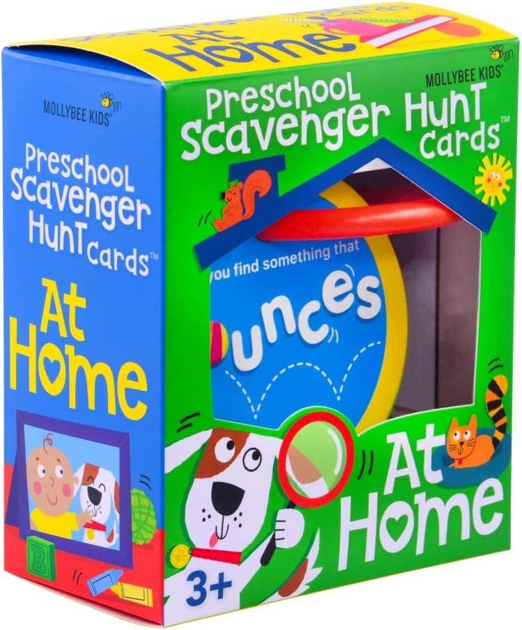 Preschool Scavenger Hunt Cards at Home