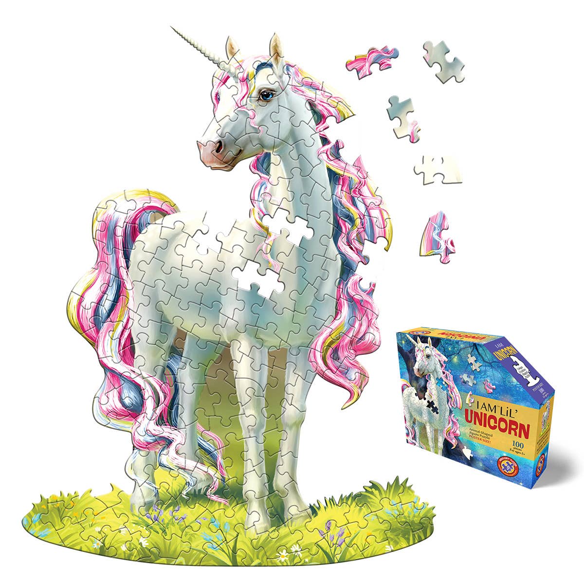 I AM 'LiL UNICORN 100 piece kids jigsaw puzzle - gift