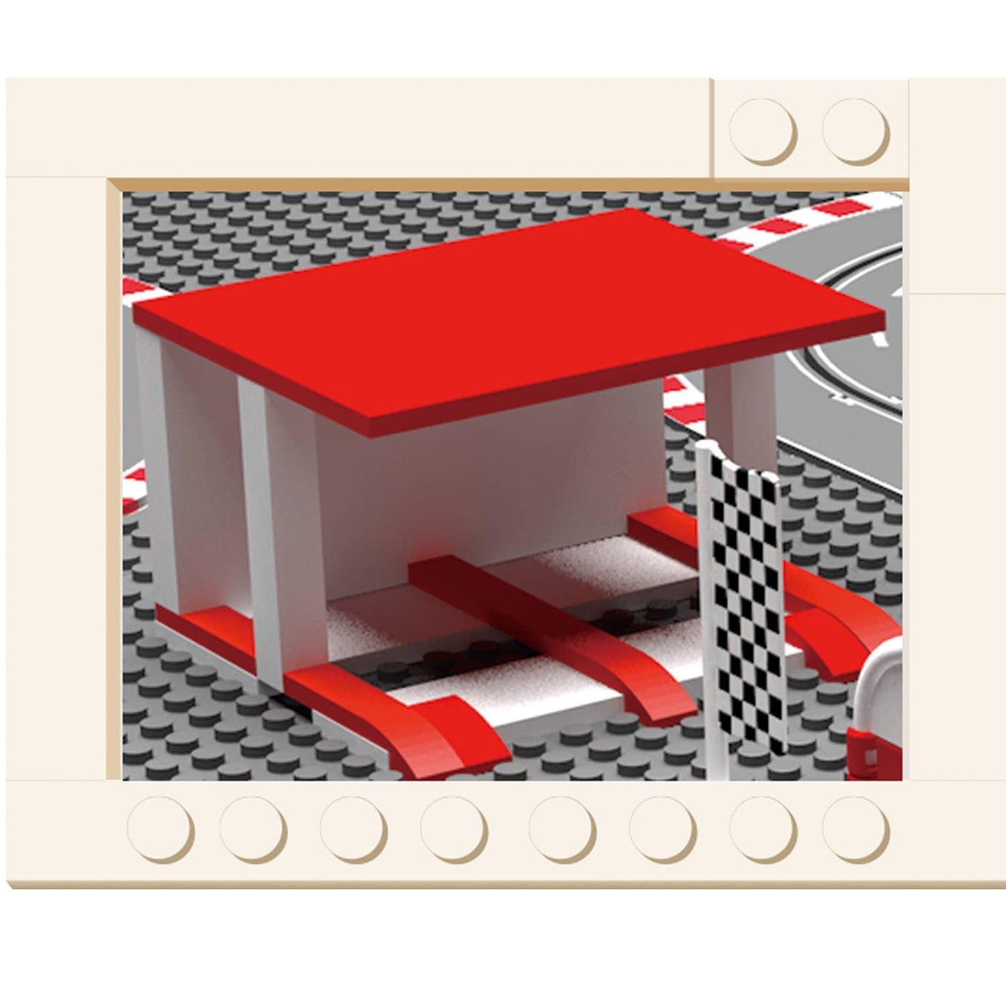 Turbo City Bugatti Large track w/ Ramps and lap counter