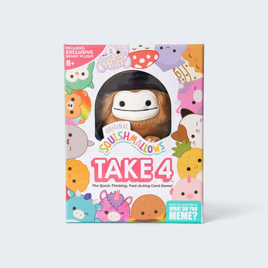 Squishmallows Take4: The Ultimate Family Game for Squishmallows Fans