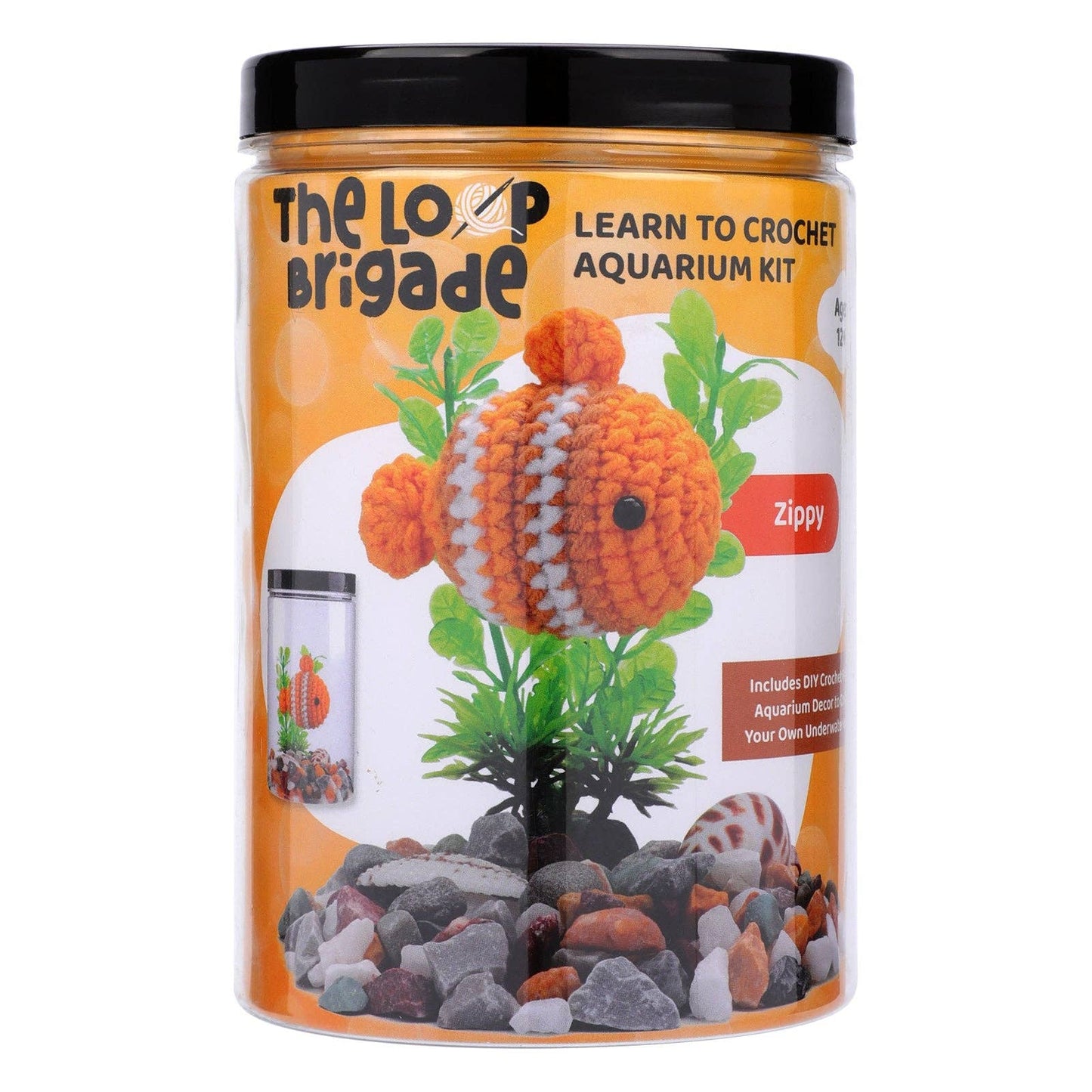 The LOOP Brigade DIY Crochet Kit - Fish Aquarium