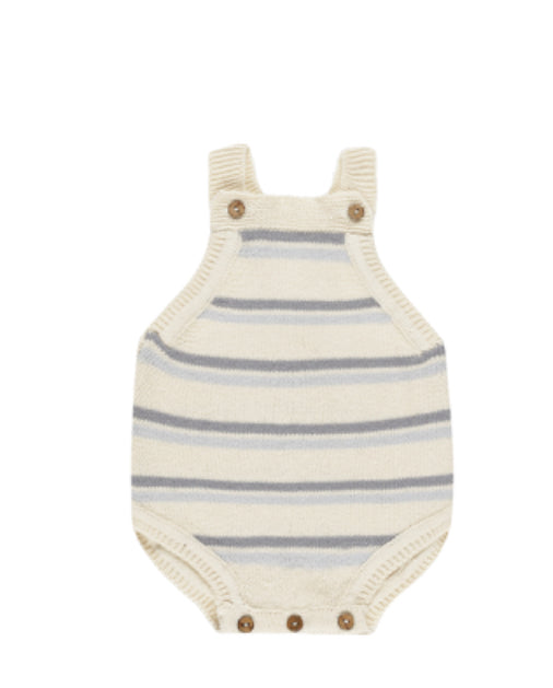 Tatum Romper Blue Stripe