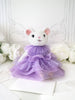 Claris The Chicest Mouse In Paris - 12" lilac plush toy