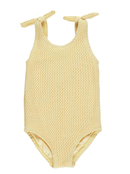 Millie One- Piece Yellow Crochet