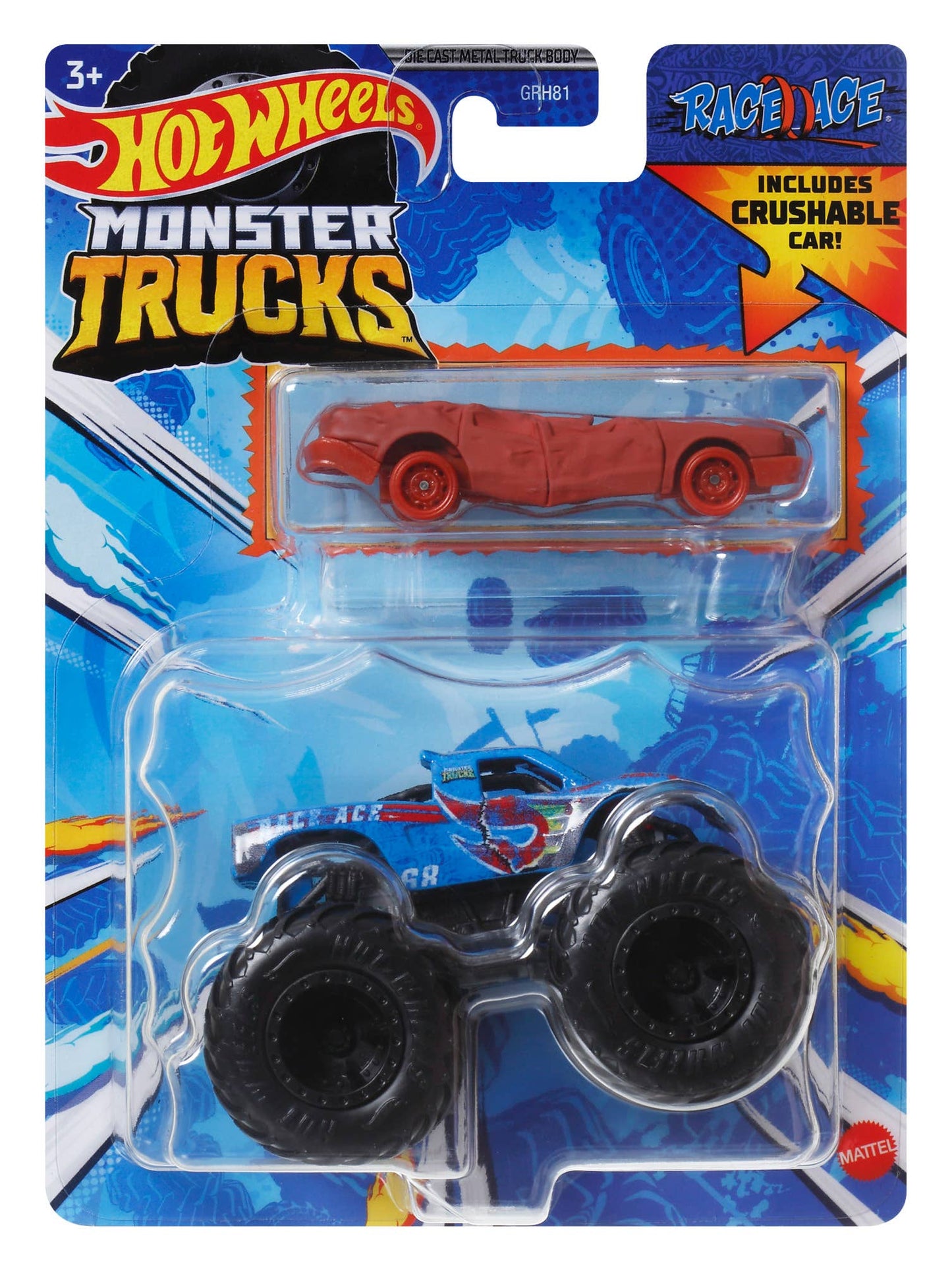 Mattel Hot Wheels Die Cast Monster Truck & Car Singles