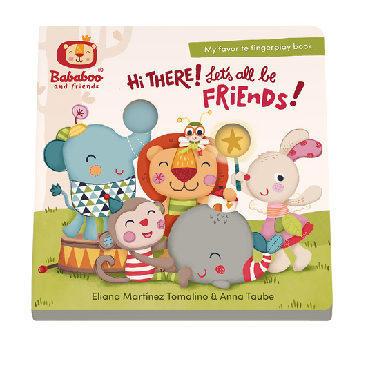 "Hi There! Let's all be Friends!" Fingerplay Book [12+ Mo]