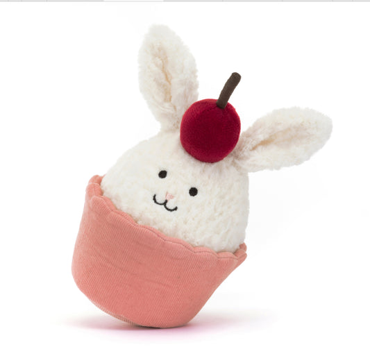 Dainty Dessert Bunny Cupcake 6”