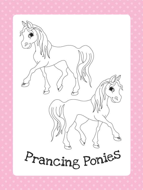 Too Cute Coloring Book: Ponies by Little Bee Books