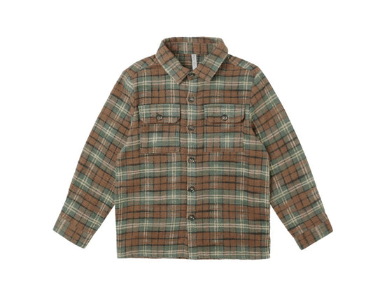 POCKETED FLANNEL SHIRT || HOLIDAY PLAID