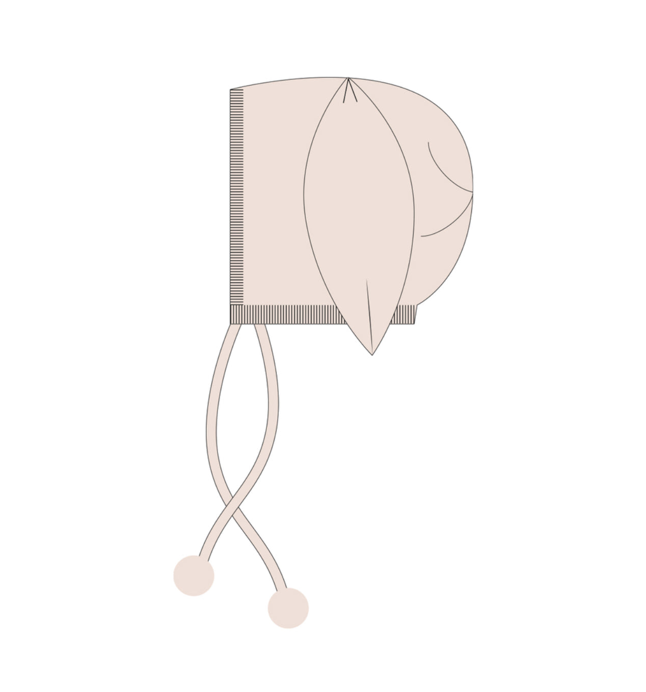 BUNNY KNIT BONNET ECRU