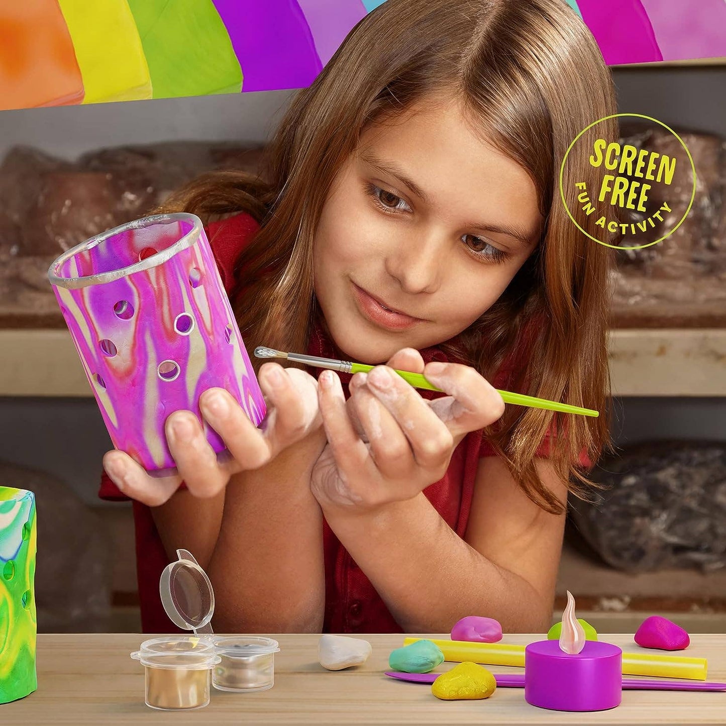 Light-up Clay Lanterns Making Kit