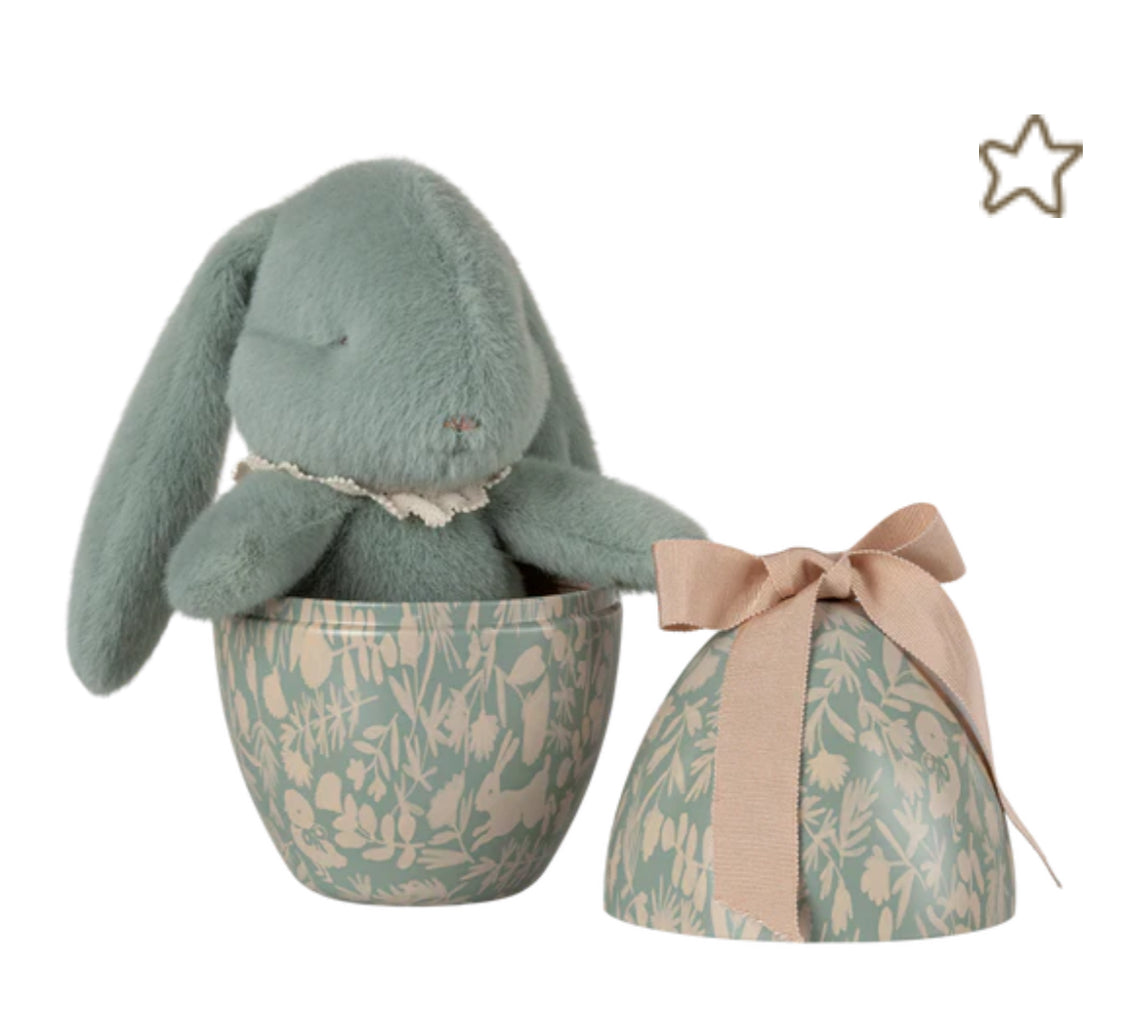 Easter egg with bunny - Mint