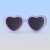 Heart Sunglasses | Lilac: Baby (Ages 0-2) / Grey Polarized Lens