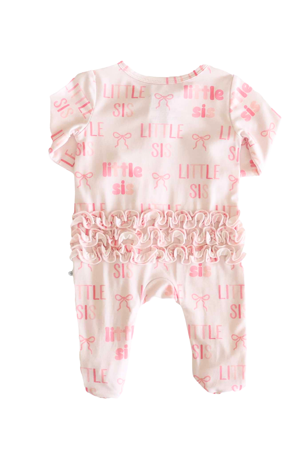 Little Sis Ruffle Zipper Footie