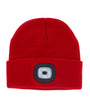 Night Scope Rechargeable LED Beanie Open Stock: Red