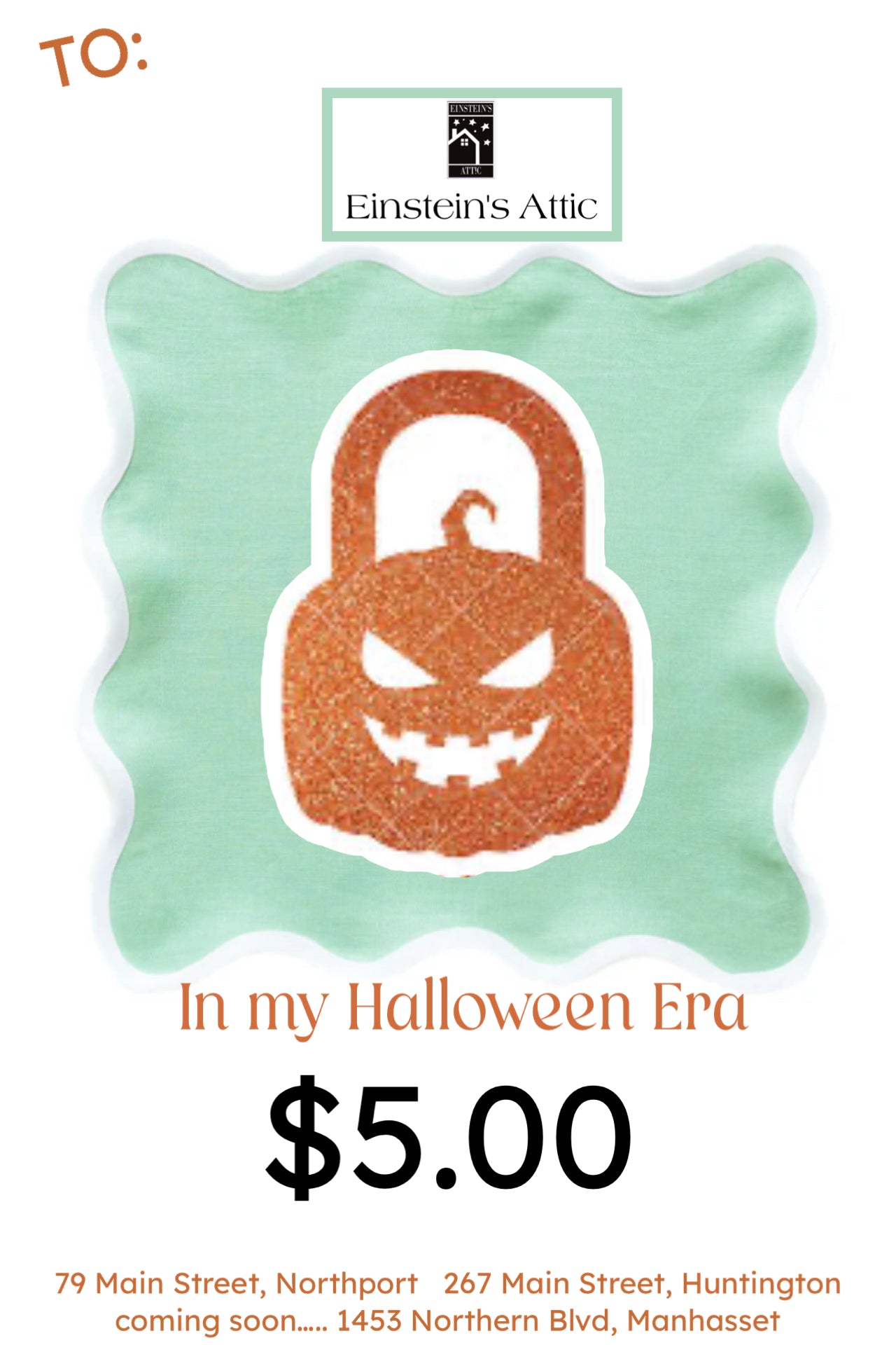 Gift Certificates Halloween