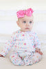 Little Sister Ruffle Zipper Footie