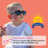 Pink Sunglasses: Baby (Ages 0-2) / Grey Polarized Lens