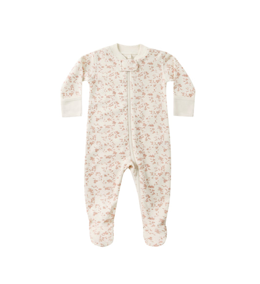 FRENCH GARDEN ZIP LONG SLEEVE SLEEPER FOOTIE