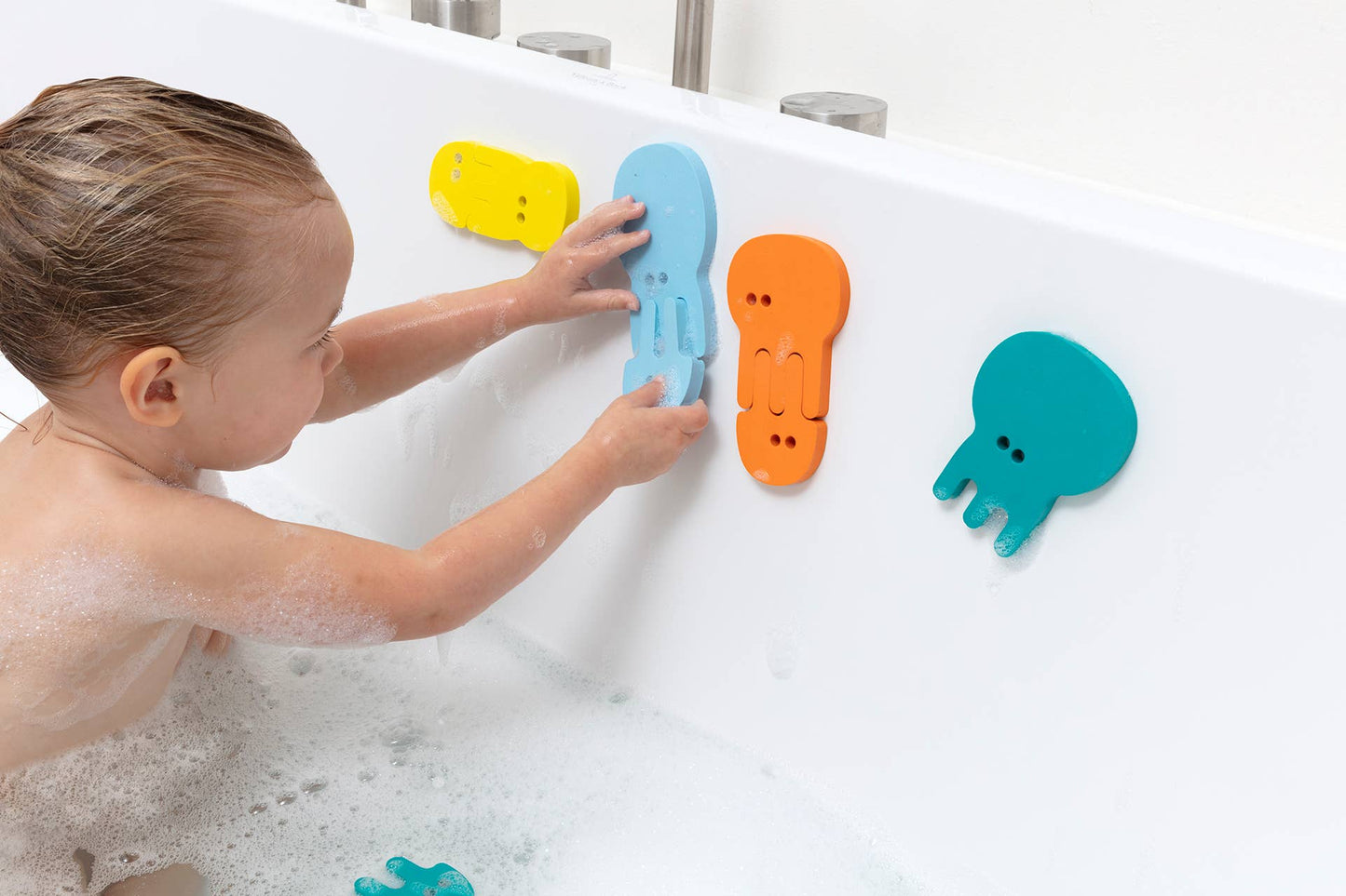 Quut Bath Puzzle - Bath time is even more fun! Bath Toys: Whale