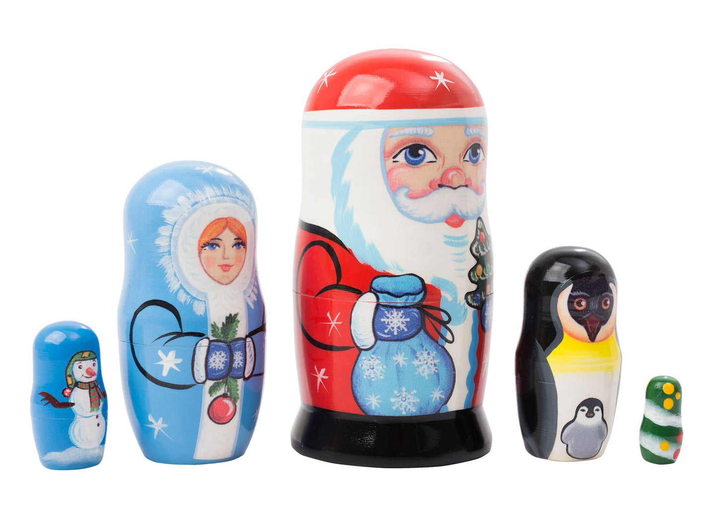 Christmas Nesting Doll 5pc./4"