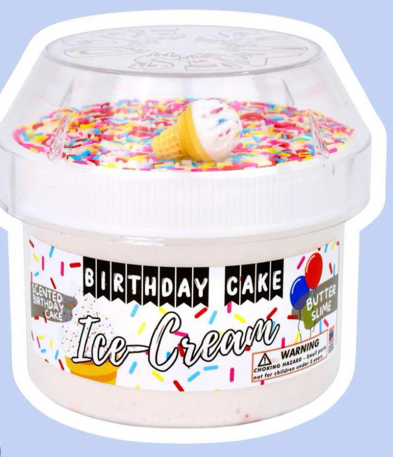 Dope Slime- Birthday Cake Ice Cream