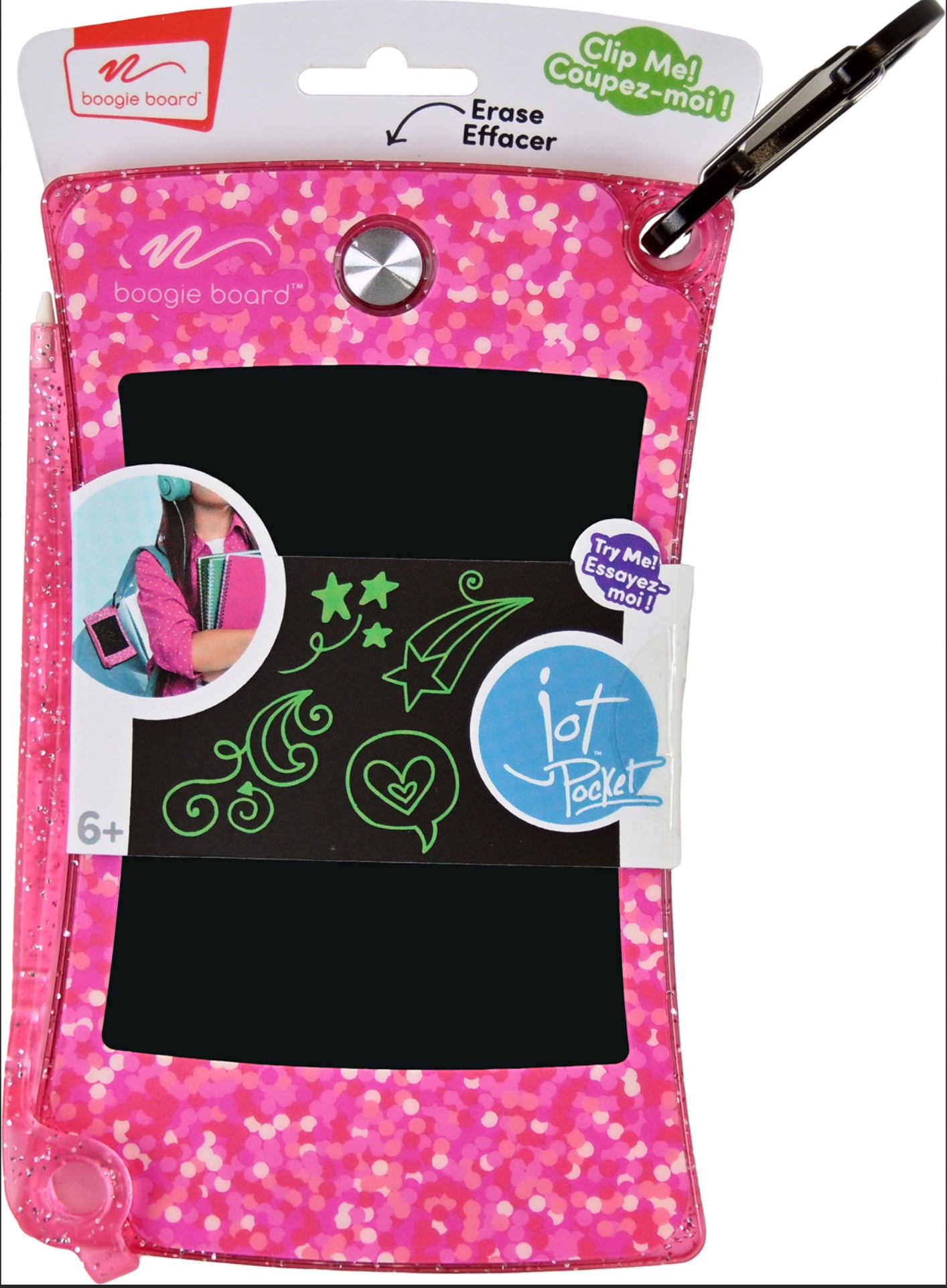 JOT Pocket Writing Tablet - Shimmer Pink