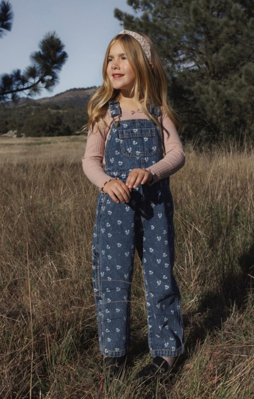 UTILITY OVERALL HEART DITSY