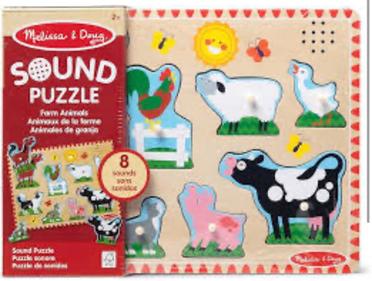 Farm Animals Sound Puzzle