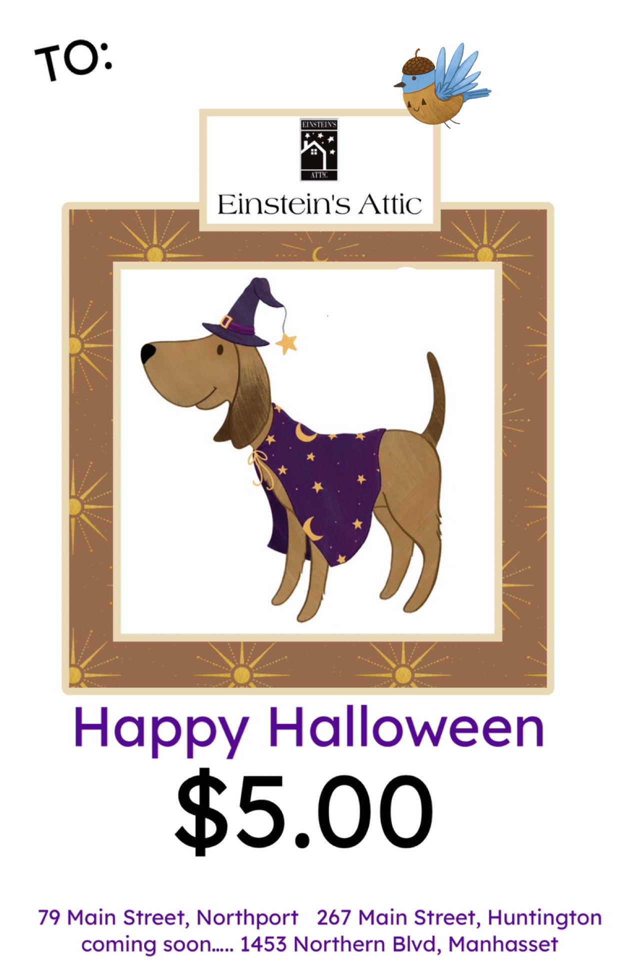 Gift Certificates Halloween