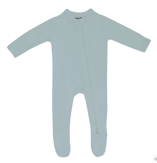 Kyte Baby Zippered Footie in Glacier