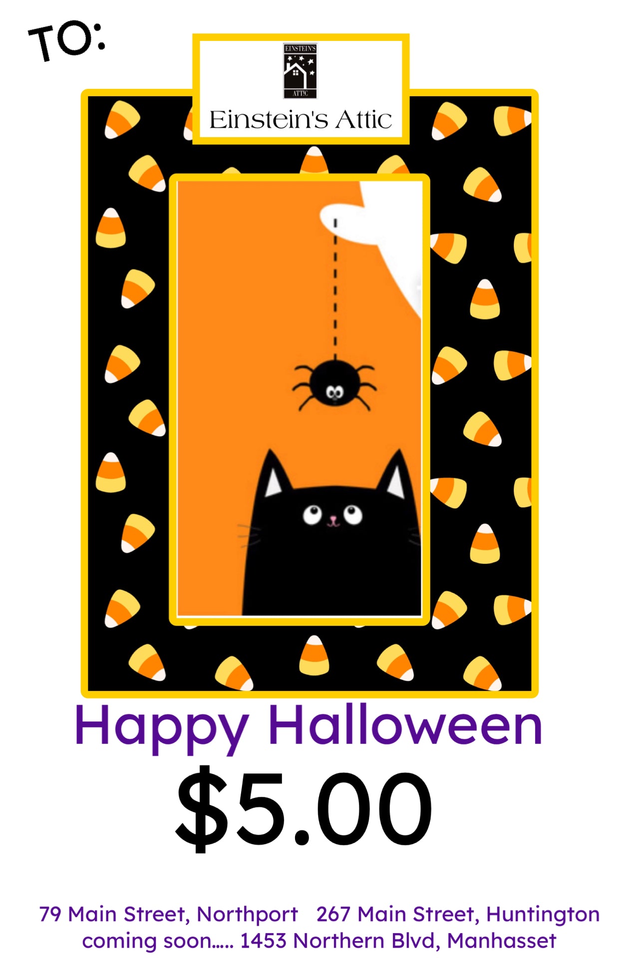 Gift Certificates Halloween