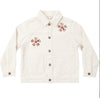DENIM CHORE COAT DAISY PATCHES