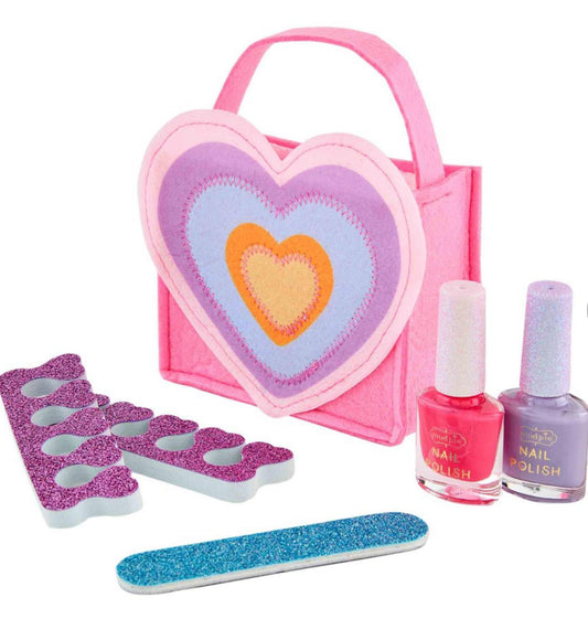Heart & Rainbow Nail Polish Kits