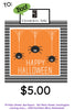 Gift Certificates Halloween