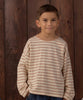 CAMDEN LONG SLEEVE TEE FAWN STRIPE