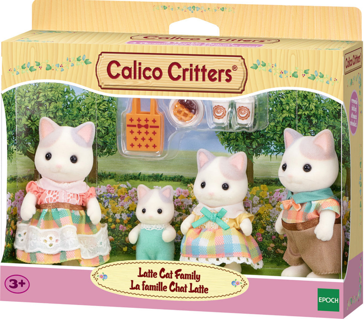 Calico Critters Latte Cat Family