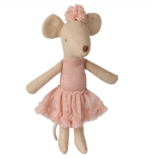 Maileg Ballerina mouse, Big sister - Light heather
