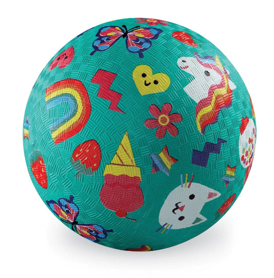 Smiley Playground Ball -7”