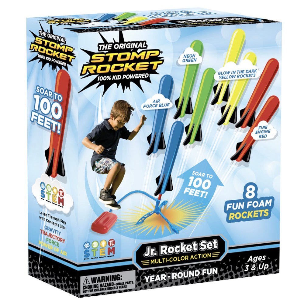 STOMPROCKET-JR Rainbow Rocket Kit - 8 Rockets