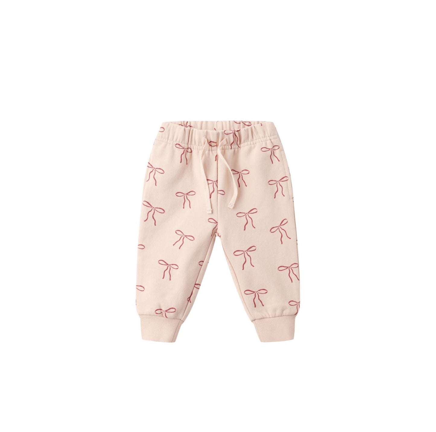 RELAXED FLEECE SWEATSHIRT+   SWEATPANT SET || RED BOWS
