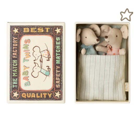 Twins, Baby mice in matchbox