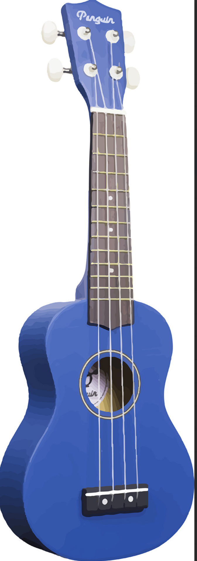 Ukulele Nautical Blue