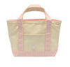 MINI TOTE - COATED CANVAS with GINGHAM TAFFY TRIM