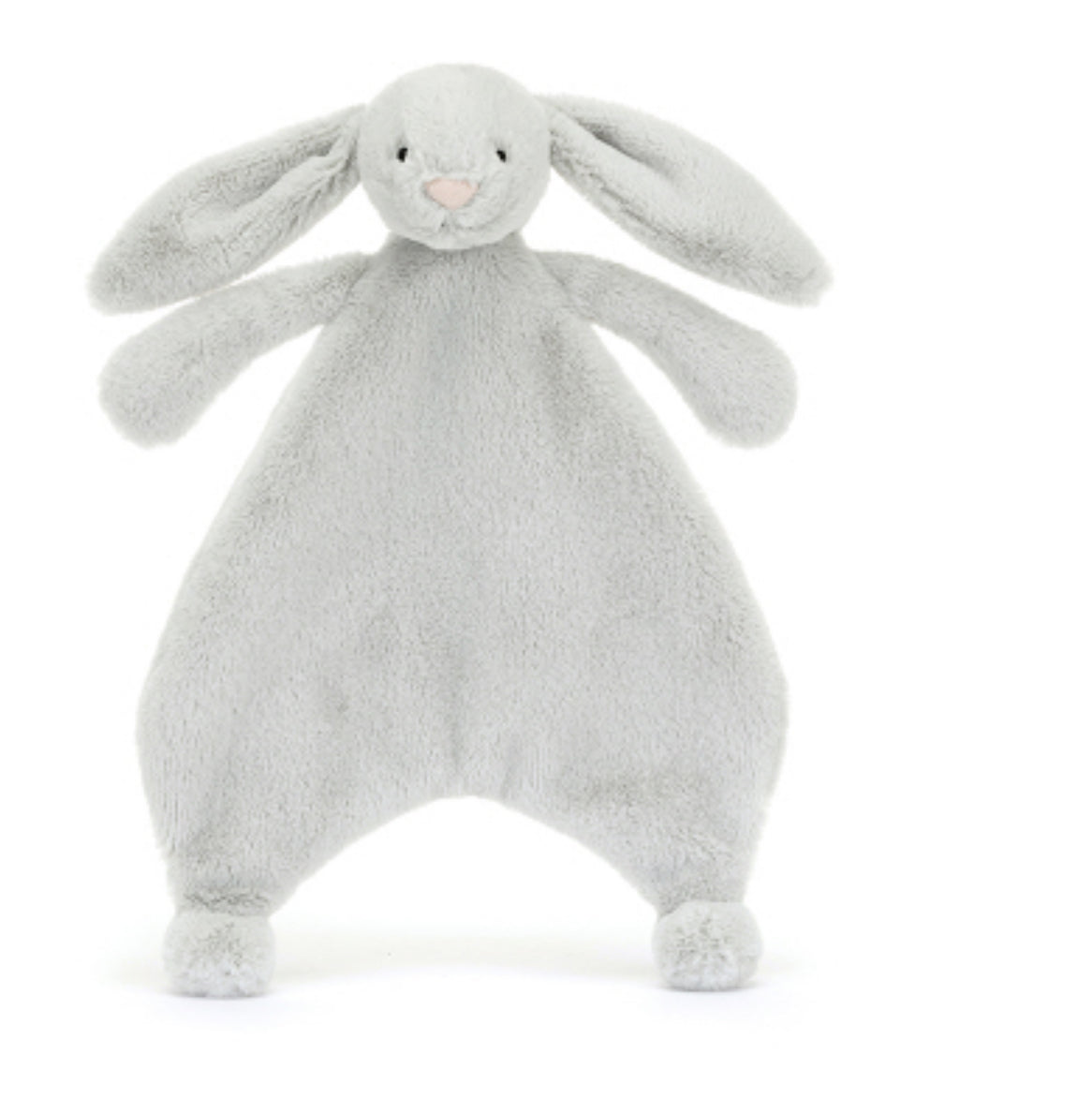 Jellycat Baby Bashful Silver (Grey) Bunny Comforter (RECYCLED FIBERS)