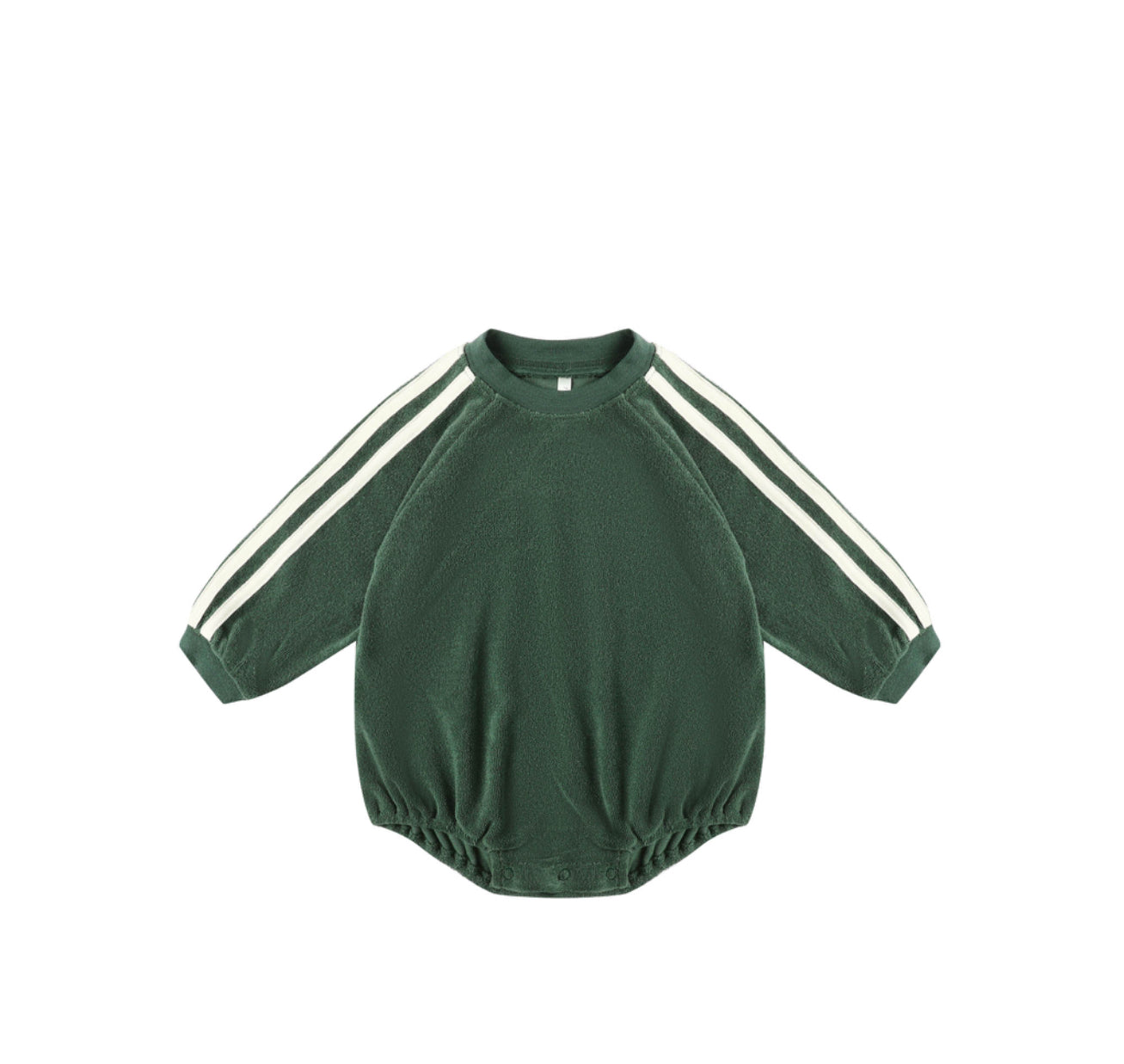 GREEN CREWNECK ROMPER